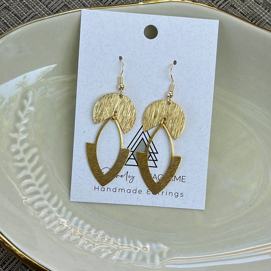Gold Dangly Earrings