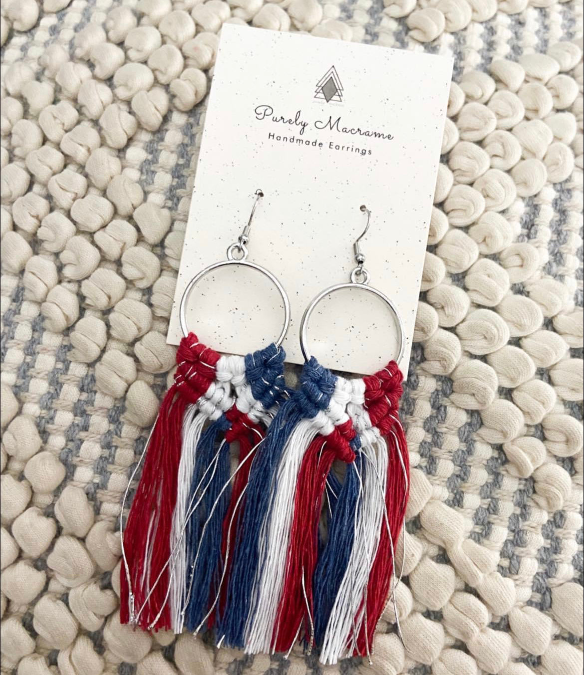 Long RWB Earrings
