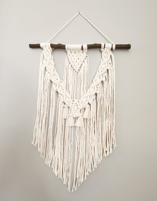 Elegant Cream Wall Hanging