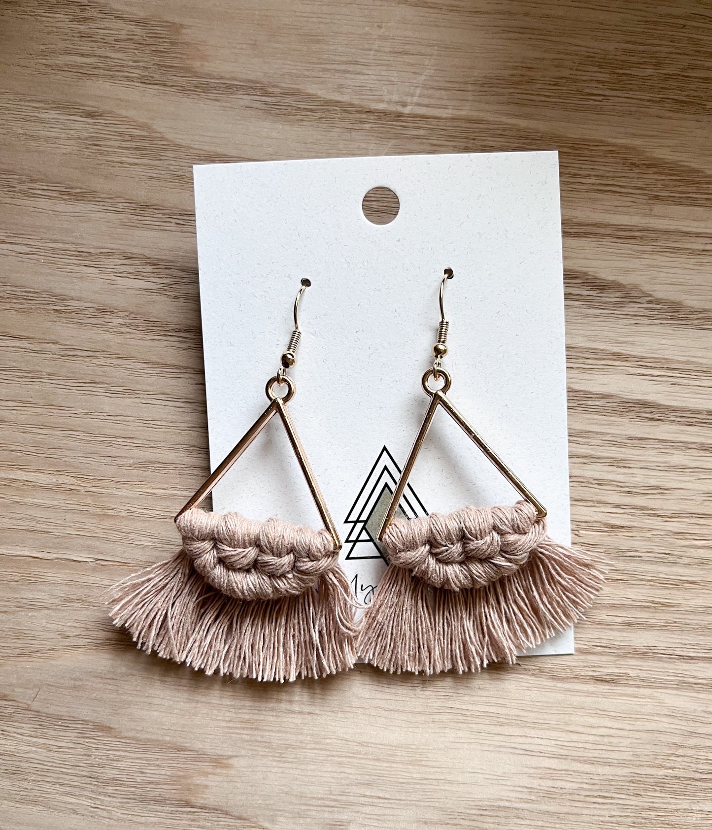 Tan Gold Triangles