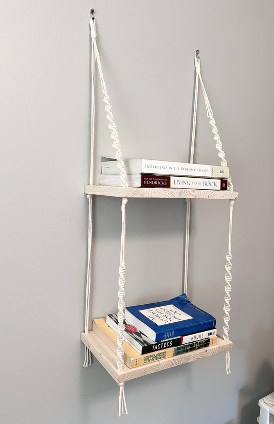 Macrame Double Shelf