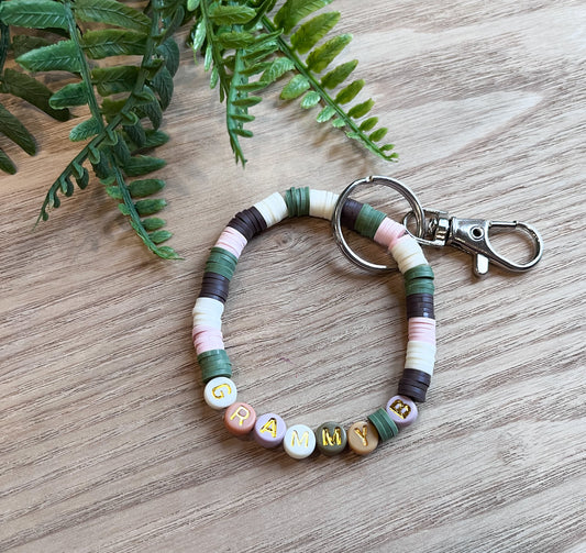 Heishi Keychain