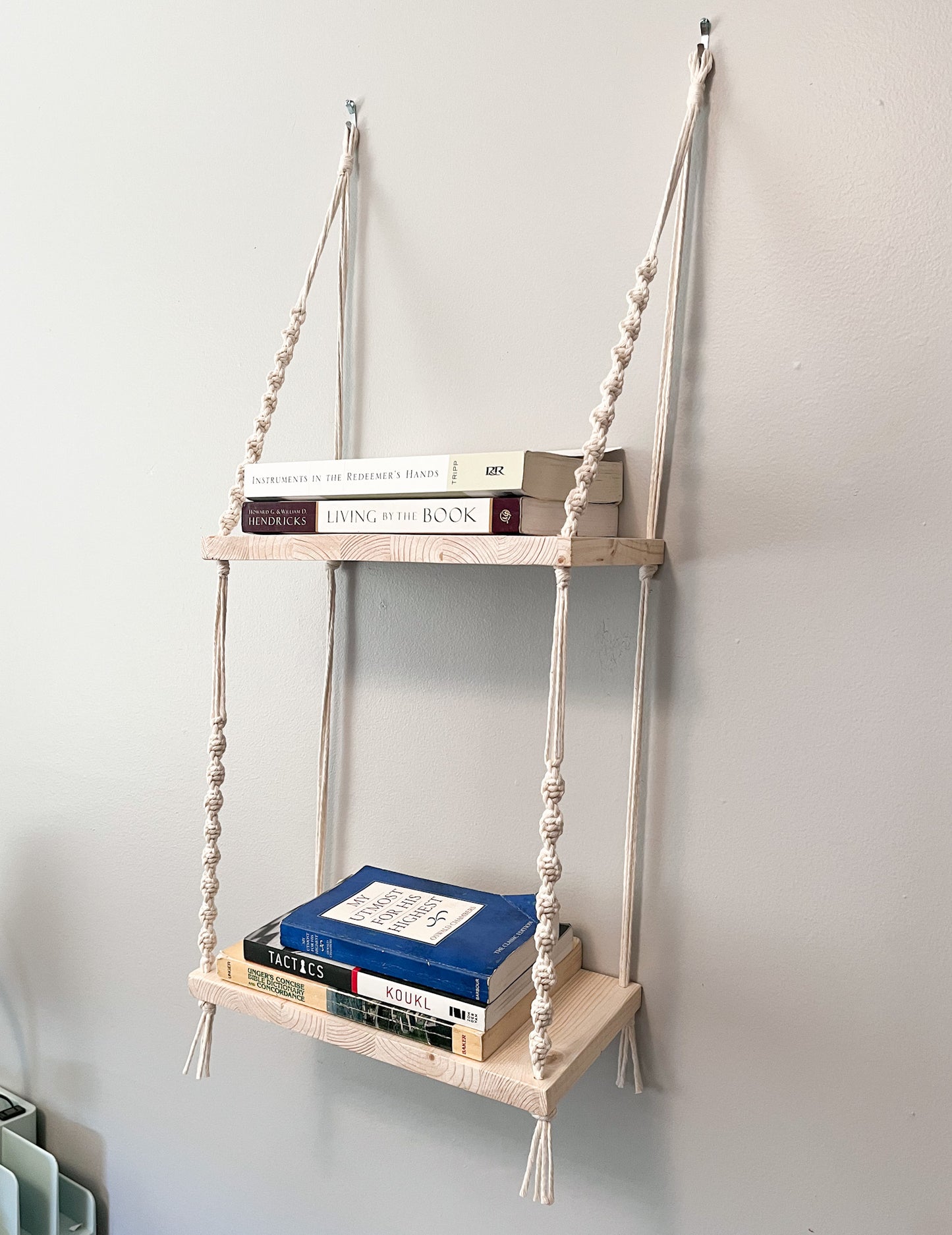 Macrame Double Shelf