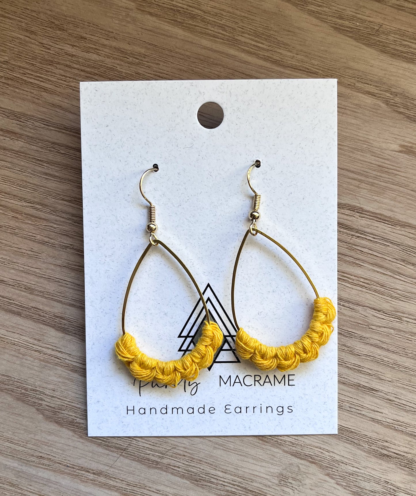 Yellow Gold Teardrops