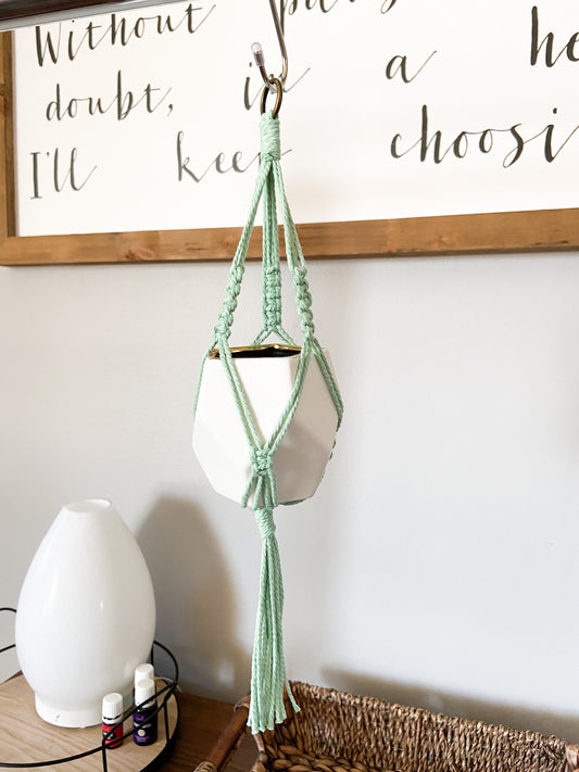 Light Green Mini Plant Hanger