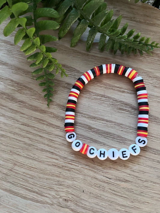 Super Bowl Heishi Bracelets