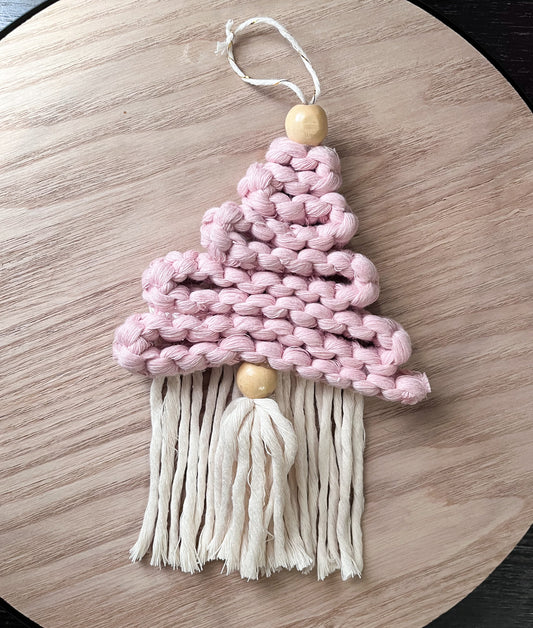 Pink Gnome Ornament