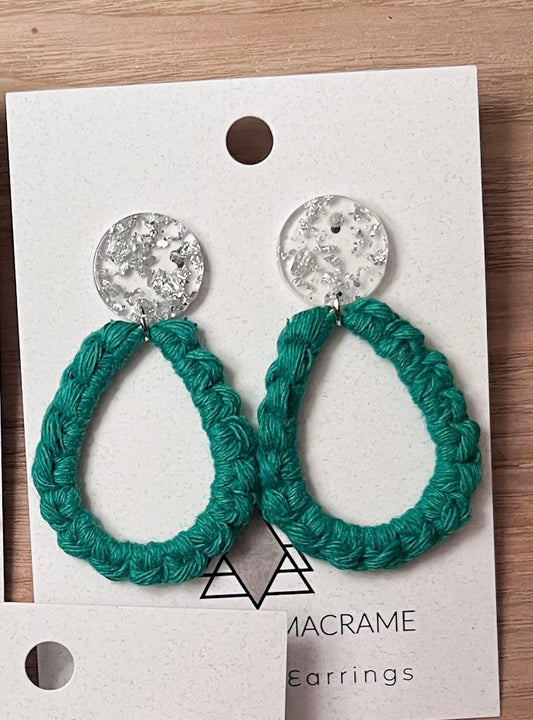 Winter Green Teardrop Gems