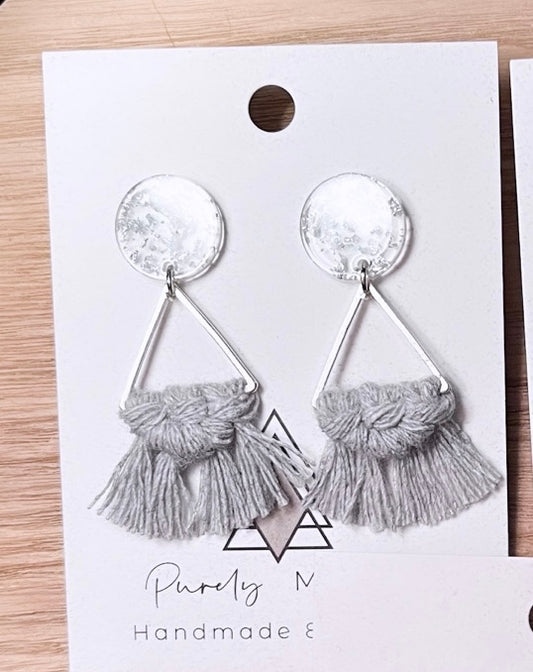 Winter Silver Triangle Gems